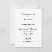 Uitnodiging voor opwarming van de aarde (Achterkant)