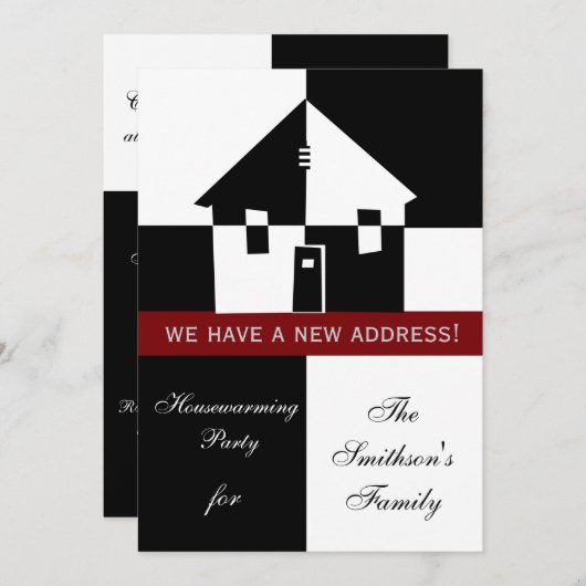 Uitnodiging voor opwarming van de aarde (Voorkant / Achterkant)