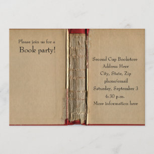 Uitnodiging voor oud boek