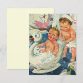 Uitnodiging voor Oude Kinderen in Zwanenbad met Bu (Voorkant / Achterkant)