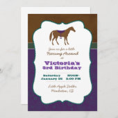 Uitnodiging voor paarden (Voorkant / Achterkant)