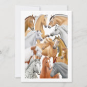 Uitnodiging voor paarden (Voorkant)