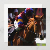 Uitnodiging voor paardenraces (Voorkant / Achterkant)