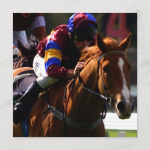 Uitnodiging voor paardenraces