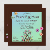 Uitnodiging voor paasboom (Voorkant / Achterkant)