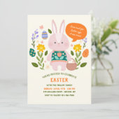 Uitnodiging voor Paaseieren zoeken (Staand voorkant)