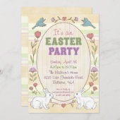 Uitnodiging voor paasfeest (Voorkant / Achterkant)