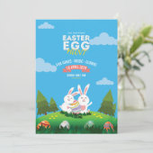 Uitnodiging voor paasfeest (Staand voorkant)