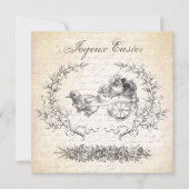 uitnodiging voor paaskippen (Voorkant)