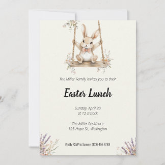 Uitnodiging voor paaslunch