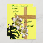 Uitnodiging voor paasmakerij - Religie (Voorkant / Achterkant)