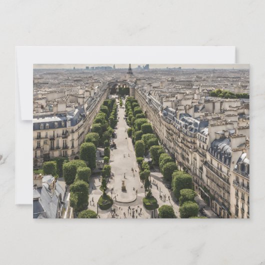 Uitnodiging voor Parijs (Voorkant)