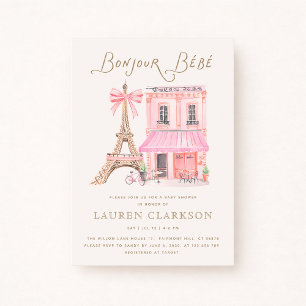 Uitnodiging voor Parisian Café Bonjour Bébé Baby S
