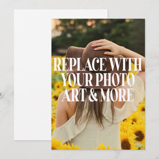 Uitnodiging voor partij of gebeurtenis (Voorkant / Achterkant)