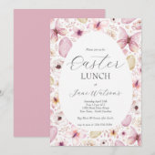 Uitnodiging voor Pasen brunch, Uitnodiging voor Pa (Voorkant / Achterkant)