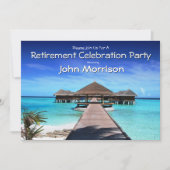 Uitnodiging voor pensioenfeest (Voorkant)