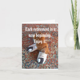 Uitnodiging voor Pensioenfeest Ginger Cat Sleeping