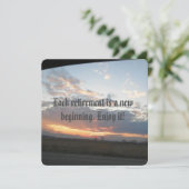 Uitnodiging voor pensioenpartij (Staand voorkant)