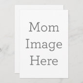 Enkele uitnodiging, Maat: 12,7  x 17,8 cm, Papier: Signature Mat, Enveloppen: Wit (Voorkant / Achterkant)