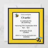 Uitnodiging voor persoonlijk gebruik van Bumblebee (Achterkant)