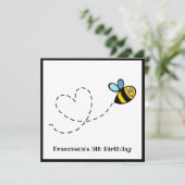 Uitnodiging voor persoonlijk gebruik van Bumblebee (Staand voorkant)