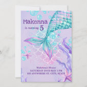 Uitnodiging voor persoonlijke feestdag (Voorkant)