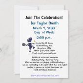 Uitnodiging voor Pickleball Party (Achterkant)