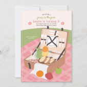 Uitnodiging voor picknick in het park (Voorkant)