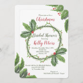 Uitnodiging voor Pine and Berries (Voorkant / Achterkant)