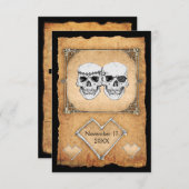 uitnodiging voor piratenbruiloft (Voorkant / Achterkant)