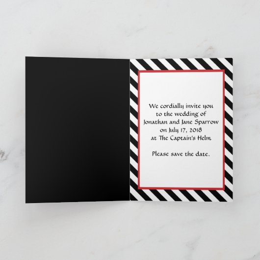 uitnodiging voor piratenbruiloft (Binnen)