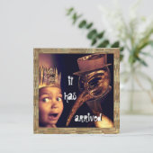 Uitnodiging voor Plague Doctor Halloween Party (Staand voorkant)