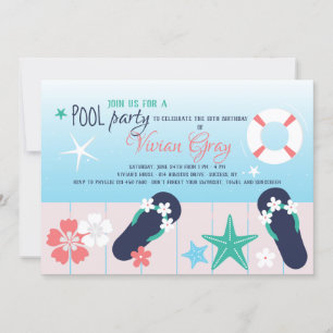 Uitnodiging voor Pool Party Ready