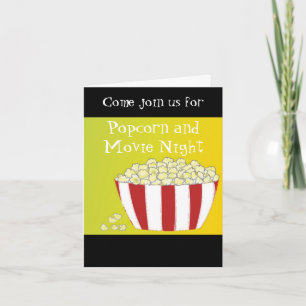 Uitnodiging voor popcorn- en filmavond