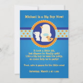 Uitnodiging voor Potty Training Party (Voorkant)