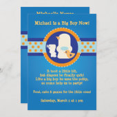 Uitnodiging voor Potty Training Party (Voorkant / Achterkant)