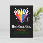 Uitnodiging voor Pride-feest | PRIDE (Staand voorkant)