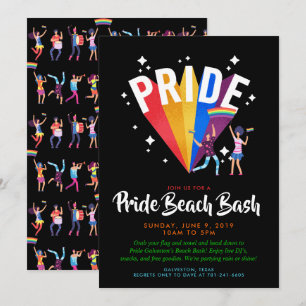 Uitnodiging voor Pride-feest PRIDE