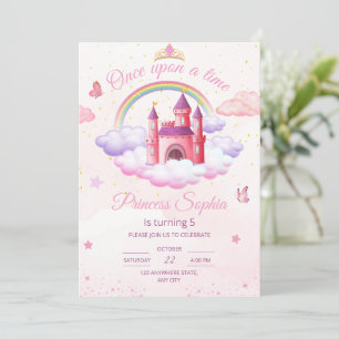 Uitnodiging voor prinsessenverjaardag Kleine prins