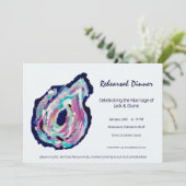 Uitnodiging voor proefdiners/oester roosteren fees (Staand voorkant)