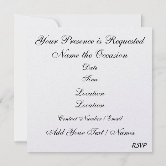 Uitnodiging voor prom - SRF (Achterkant)