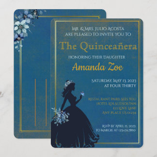 Uitnodiging voor Quinceañera