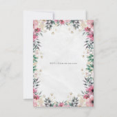 Uitnodiging voor Quinceañera/Huwelijk/Uitnodiging (Achterkant)