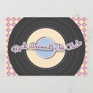 Uitnodiging voor recordpartijen van 1950