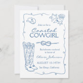 Uitnodiging voor Reisprogramma voor Kust Cowgirl B (Voorkant)