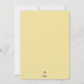 uitnodiging voor Retro Halloween-partij (Achterkant)