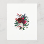 Uitnodiging voor reülefeparty over kerstgezinshere flyer (Achterkant)