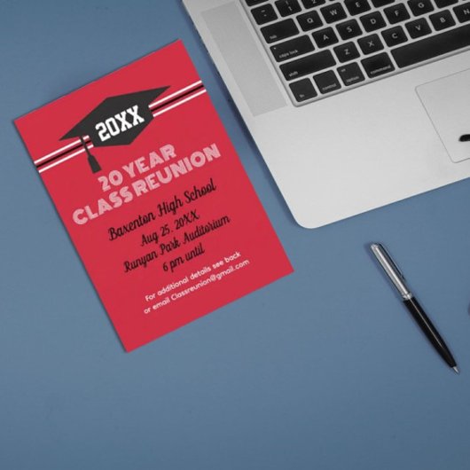 Uitnodiging voor reünie! Custom Class Reunion Brie