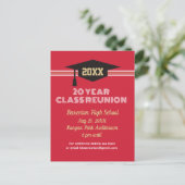 Uitnodiging voor reünie! Custom Class Reunion Brie (Staand voorkant)