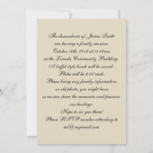 Uitnodiging voor reünie over scherm van deur (Achterkant)